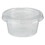 Dixie 2 Ounce Clear Portion Cup, 2400 Count, 1 per case, Price/Case