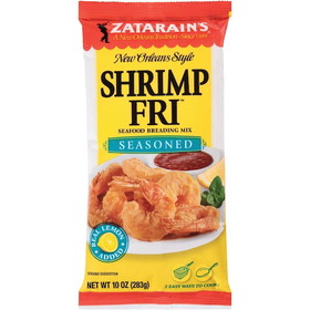 Zatarains Shrimp Fry Poly Bag, 10 Ounces, 12 per case