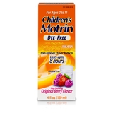 Motrin Children's Dye Free Suspension Berry, 4 Fluid Ounces, 3 per box, 12 per case