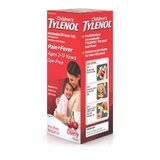 Tylenol Children's Tylenol Children's Dye Free Oral Suspension Cherry, 4 Fluid Ounces, 3 per box, 12 per case