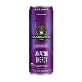 Sambazon Original Amazon Acai Berry Organic Energy Drink, 12 Fluid Ounces, 12 per case