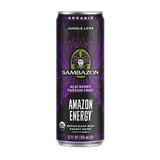 Sambazon Jungle Love Amazon Energy Drink Acai Passion Fruit, 12 Fluid Ounces, 12 per case