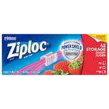 Ziploc Slider Quart Storage Bag, 42 Count, 9 per case