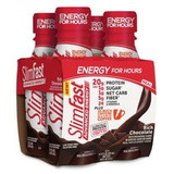 Slimfast Advanced Energy Ready To Drink Rich Chocolate Shake, 11 Fluid Ounces, 3 per case
