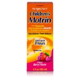 Motrin Children's Berry Oral Suspension Ibuprofen, 4 Fluid Ounces, 3 per box, 12 per case