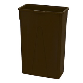 Value Plus 23 Gallon Slim Brown Container 4 Per Case