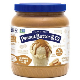 Peanut Butter Sauce 6X4Lb All Natural Pumpable Peanut Butter. Vegan Non-Gmo Kosher Gluten Free