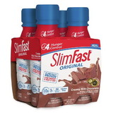 Slimfast Ready To Drink Original Creamy Milk Chocolate Shake 11 Ounce Per Bottle - 4 Per Pack - 3 Per Case