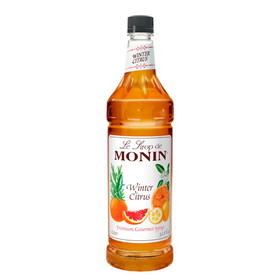 Monin Winter Citrus Syrup, 1 Liter, 4 per case