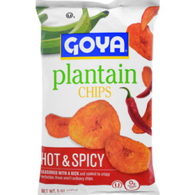 Goya Chips Plantain Hot &amp; Spicy, 5 Ounces, 12 per case