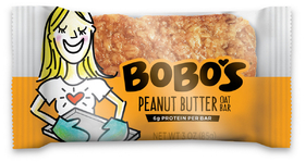Bobo's Oat Bars Gluten Free, Vegan Peanut Butter Bar, 3 Ounces, 12 per box, 4 per case