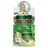 Bobo's Oat Bars Gluten Free, Vegan Coconut Almond Chocolate Chip Bar, 3 Ounces, 4 per case
