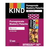KIND 17221 Kind Bar Pomegranate Blueberry Pistachio Bar 1.4 Ounces - 12 Per Pack - 6 Packs Per Case