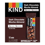 KIND 18554 Kind Bar Dark Chocolate Mocha Almond Bar 1.4 Ounces - 12 Per Pack - 6 Packs Per Case
