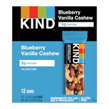 Kind Healthy Snacks Bar Blueberry Vanilla Cashew Bar 1.4 Ounce Bar - 12 Per Box - 6 Packs Per Case, 1.4 Ounces, 6 per case