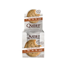 Quest Protein Cookie Peanut Butter, 2.04 Ounces, 6 per case