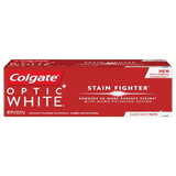 Colgate Optic White Toothpaste Stain Fighter Clean Mint Toothpaste, 4.2 Ounce, 6 Per Pack, 4 Per Case