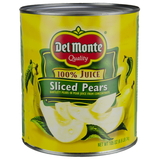 Del Monte In Juice Sliced Pear #10 Can - 6 Per Case