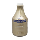 Ghirardelli Premium Vanilla Sauce Pump Bottle, 89.9 Ounce, 6 Per Case