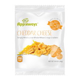 Appleways Individually Wrapped Whole Grain Cheddar Cheese Crispy Cracker .9 Ounces Per Pack - 108 Per Case