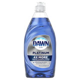 Dawn Dish Soap Platinum Refreshing Rain, 16.2 Fluid Ounce, 10 per case
