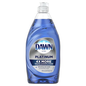 Dish Soap Platinum Refreshing Rain 10-16.2 Fluid Ounce