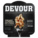 Devour Single Serve Mac N Cheese Alfredo & Bacon, 4.1 Ounces, 6 per case