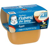 Gerber 1St Foods Apple Multi Pack Baby Food 4 Ounce Tubs - 4 Per Pack - 2 Packs Per Case