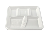D & W Fine Pack Envirofoam Tray White, 125 Each, 125 per box, 1 per case