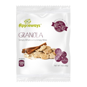 Appleways Individually Wrapped Granola Crispy Bites 1 Ounces Per Pack - 108 Per Case