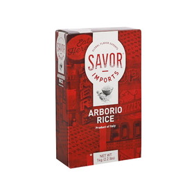 Savor Imports Arborio Rice 1Kg Box, 1 Kilogram, 10 per case