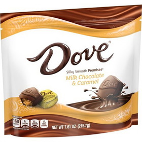 Dove Milk Chocolate Caramel Promises Stand Up Pouch, 7.61 Ounces, 8 per case