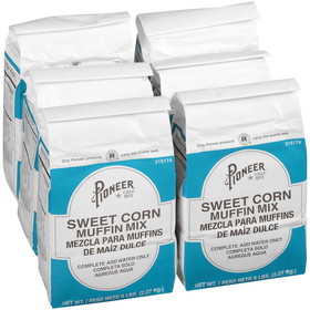 Pioneer Sweet Corn Muffin Mix, 5 Pounds, 6 per case