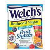 Welch's Mixed Fruit Reduced Sugar Fruit Snack, 0.8 Ounces, 8 per case