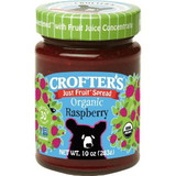Crofters Organic Spread Fruit Raspberry, 10 Ounces, 6 per case