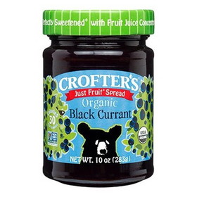 Crofters Organic 60067275000342 Spread Fruit Currant Black 6-10 Ounce