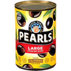 Pearls Large Pitted Ripe Olives, 6 Ounces, 12 per case