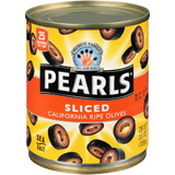 Pearls Olives Sliced Black, 3.8 Ounces, 12 per case