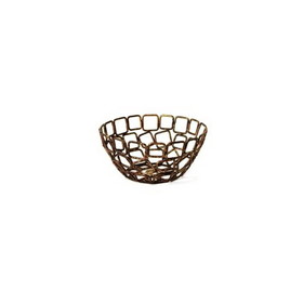Front Of The House- Foh Bowl Copper Wire Basket Link, 12 Each, 1 per case