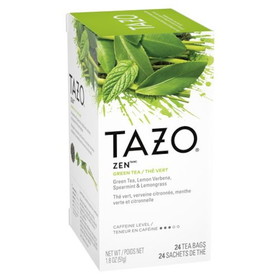 Tazo Zen Green Tea Bag, 24 Piece, 6 per case