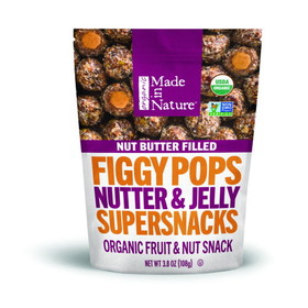 Made In Nature Peanut Butter &amp; Jelly Filled Fig Bar, 3.8 Ounces, 6 per case