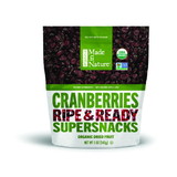 Made In Nature Dried Cranberries 4 Ounce Pack - 6 Per Case