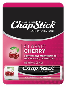 Chapstick 12 Count Cherry Blister Card, 0.15 Ounces, 12 per box, 12 per case