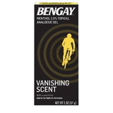 Bengay Vanishing Scent Gel, 2 Ounces, 12 per case