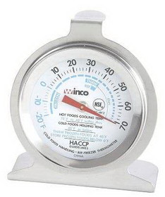 Winco Freezer Refrigerated Thermometer, 1 Each, 1 per case
