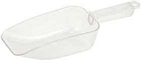Winco 20 Ounce Polycarbonate Clear Scoop 1 Per Pack