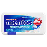 Mentos Hard Mints Clean Breath Peppermint, 0.74 Ounces, 12 per case