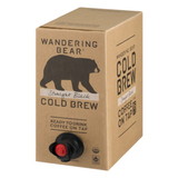Wandering Bear Coffee Straight Black Cold Brew Coffee, 96 Fluid Ounces, 3 per case