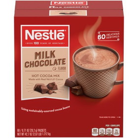 Nestle Milk Chocolate Hot Cocoa Mix, 0.71 Ounces, 6 per case