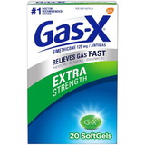 Gas-X Soft Gel 125 Milligram, 20 Each, 4 per case